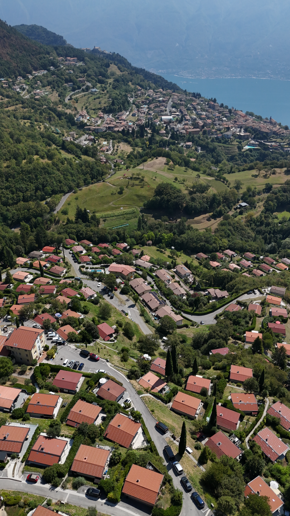 Tignale and Lake Garda from above